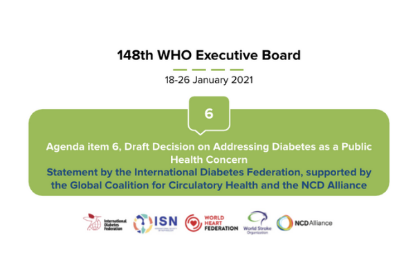 Joint Statement at the 148th session of the WHO Executive Board, Agenda Item 6: item 6, Draft Decision on Addressing Diabetes as a Public Health Concern